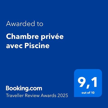 Chambre Privee Avec Piscine Марсель Экстерьер фото